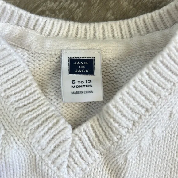 6-12 months Janie and Jack sweater vest - Picture 3 of 4